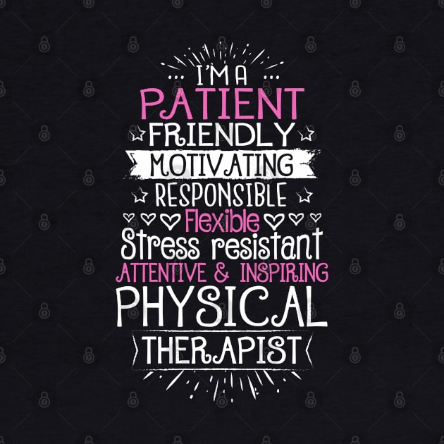 Physical Therapy Physical Therapist Gift Present by Krautshirts